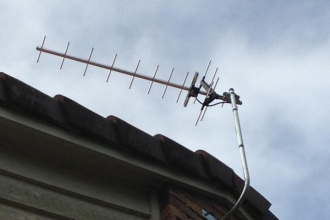 Newly mounted antenna