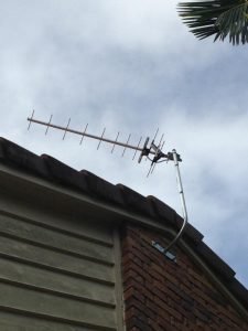 Newly mounted antenna